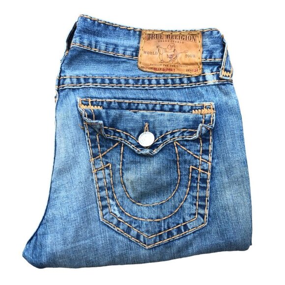 Vintage True Religion Jeans Size 36 BILLY SUPER T - Picture 1 of 8